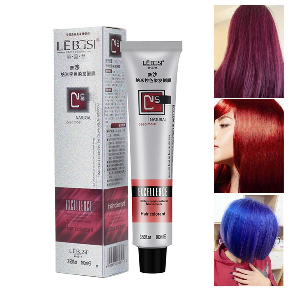 DIY Permanent Hair Dye
 8 Colors 100g Cream Dye Color Hair Hair DIY Permanent Long