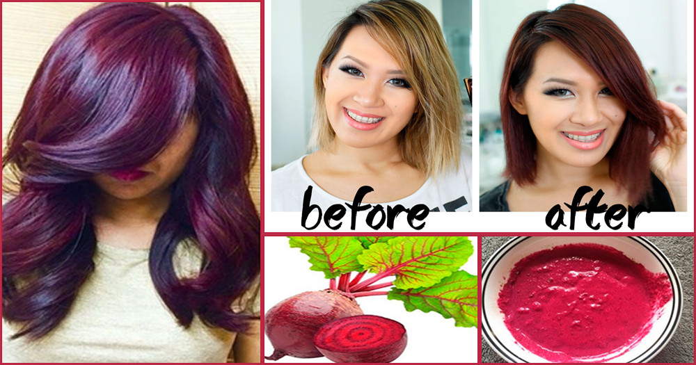 DIY Permanent Hair Dye
 DIY Permanent Hair Dye Naturally with Beetroot Powder