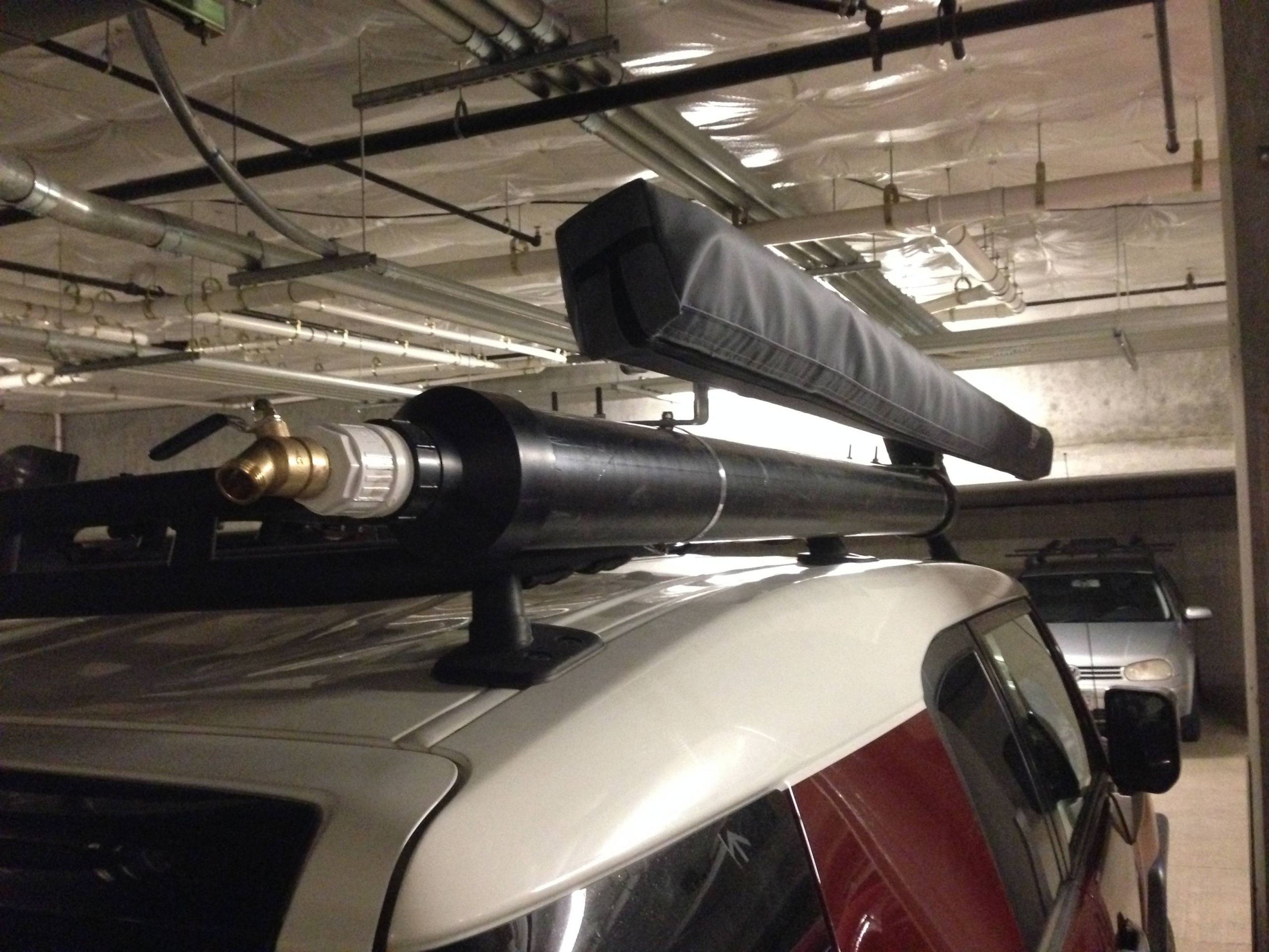 DIY Roof Rack Awning
 DIY Roof Rack Shower Bracket System for Awning Toyota