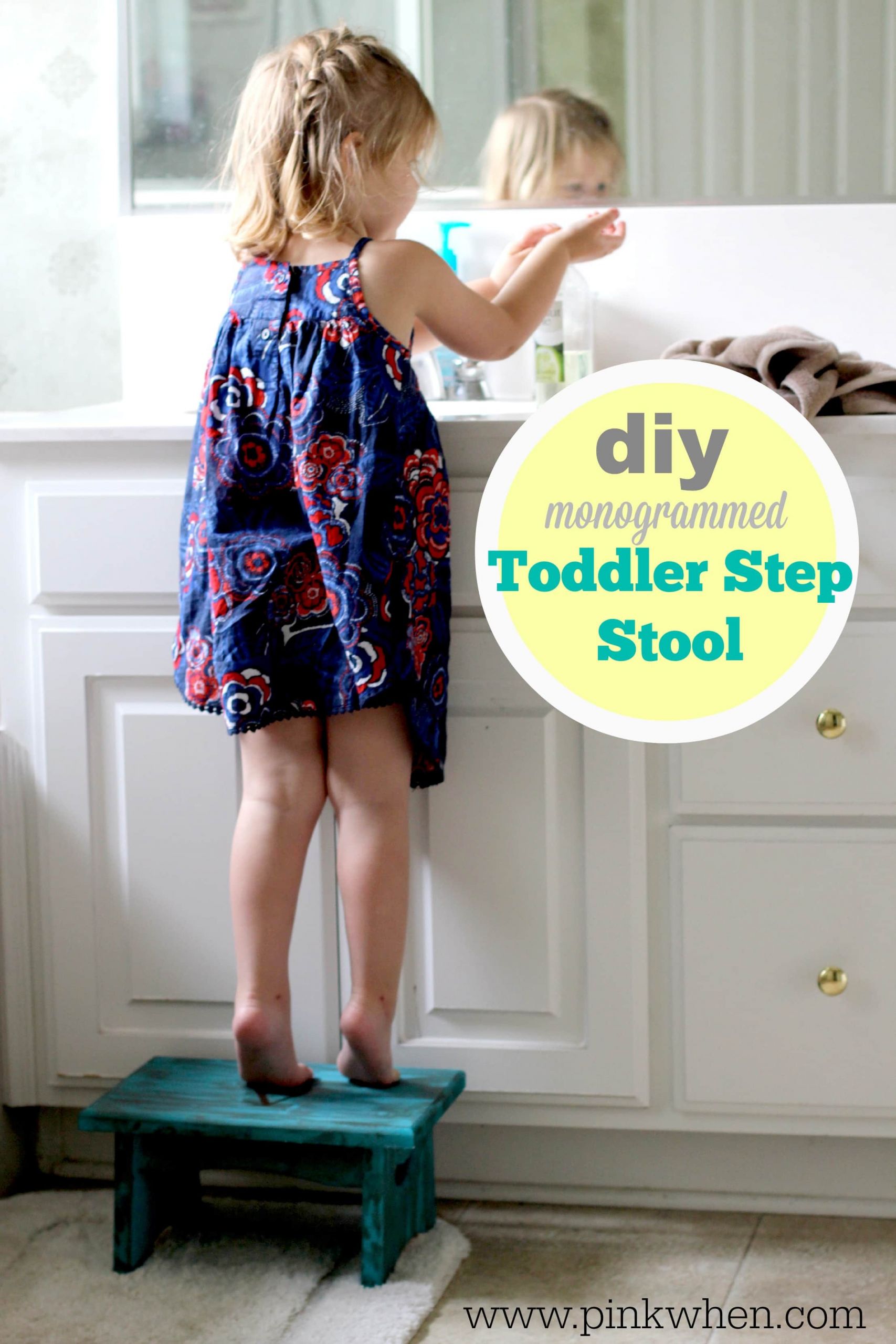 DIY Step Stool For Toddler
 DIY Toddler Step Stool PinkWhen