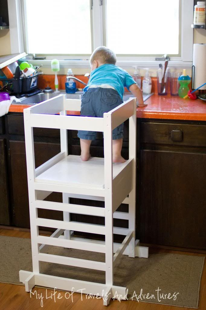 DIY Step Stool For Toddler
 Kitchen Helper Toddler Step Stool
