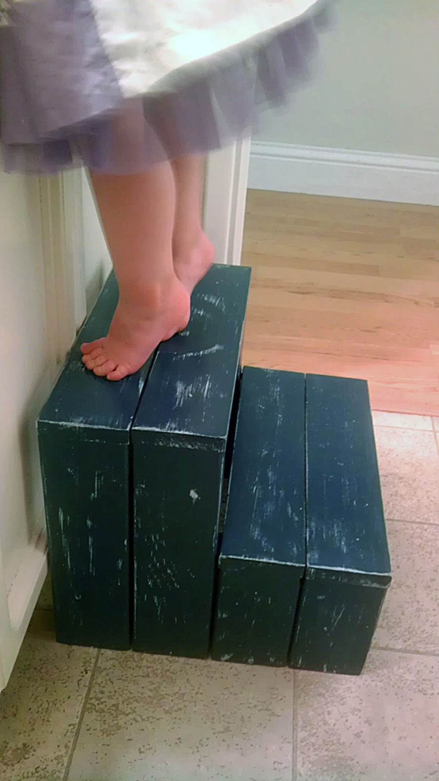 DIY Step Stool For Toddler
 Be Inspired with Andrea Simple Step Stool Distressing
