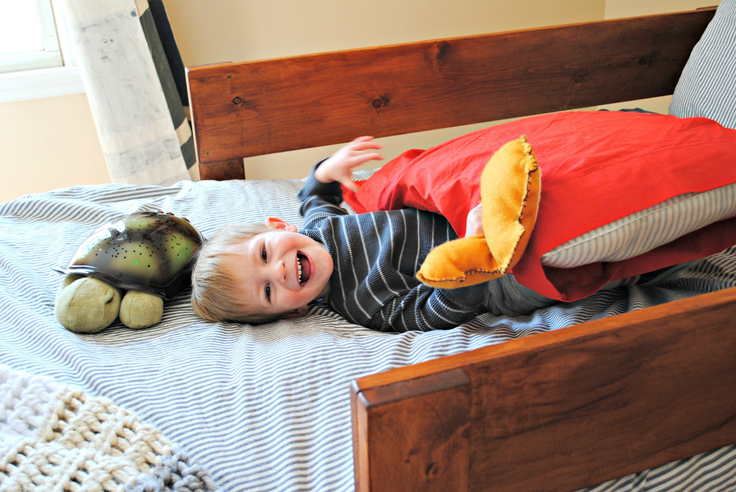 DIY Toddler Bed Rail
 DIY Toddler Bed Rails Place in Progress