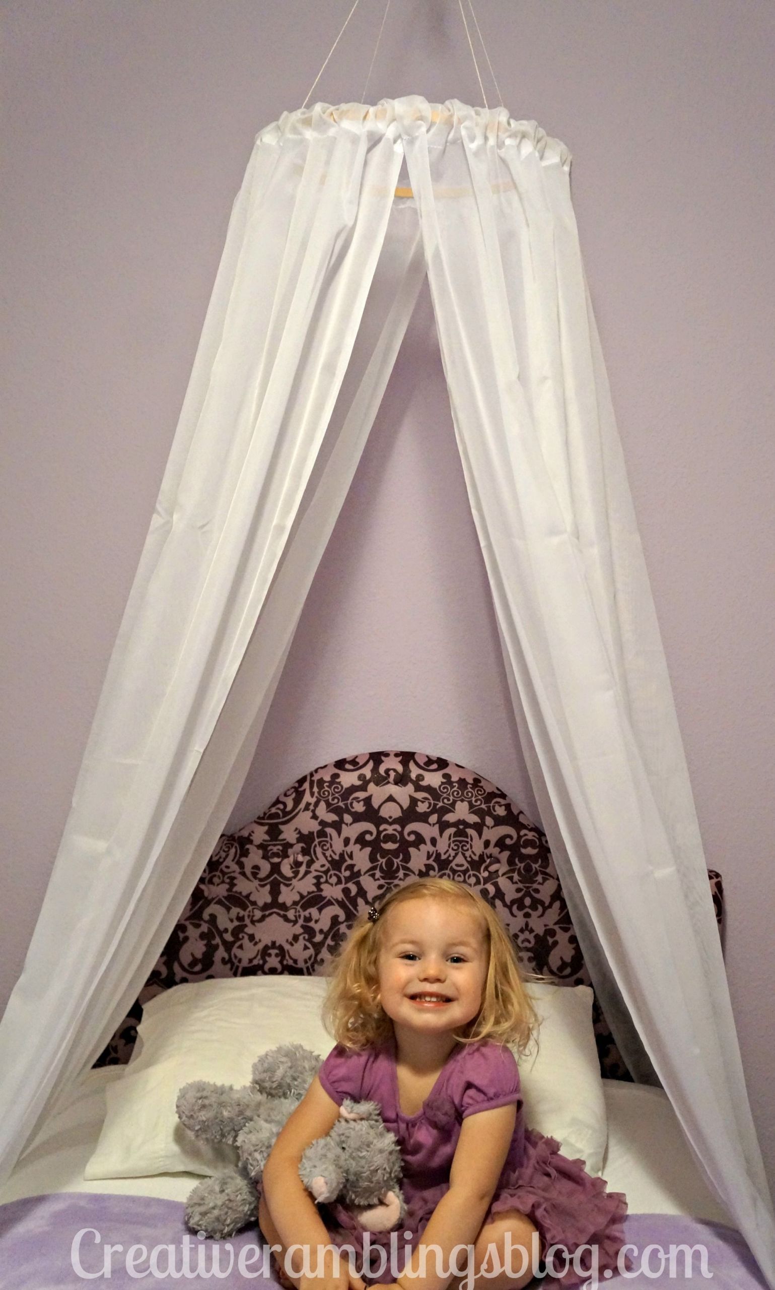 DIY Toddler Bed Tent
 Easy DIY Princess Canopy