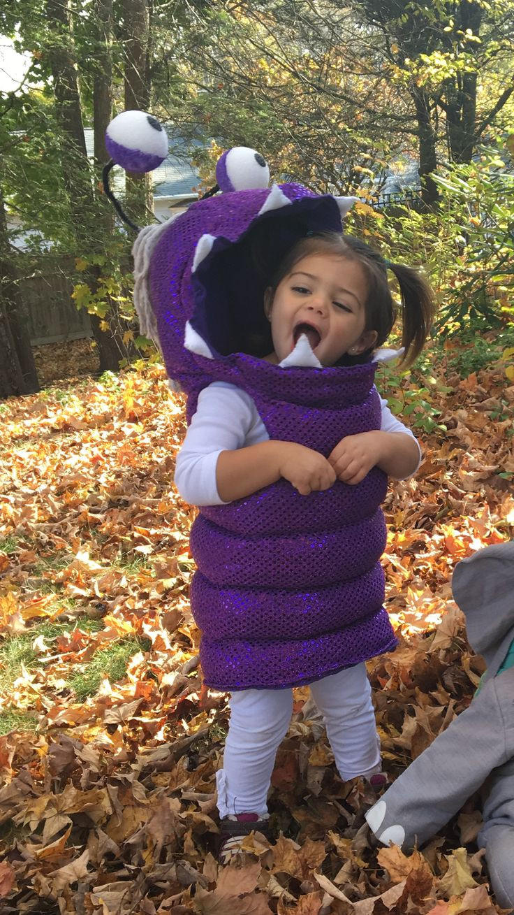 DIY Toddler Monster Costume
 Boo boo costume Monsters Inc