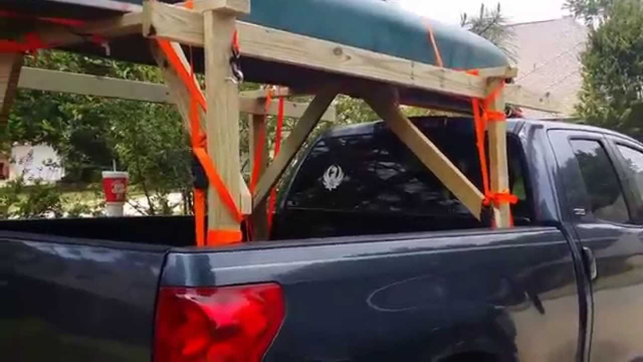 DIY Truck Canoe Rack
 DIY Home made canoe kayak rack