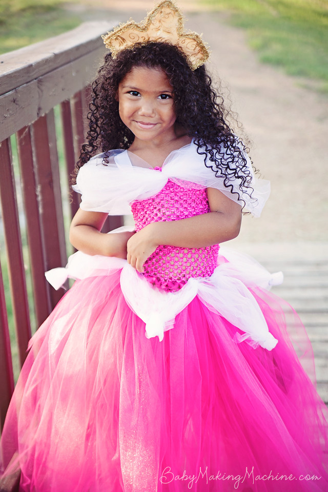 DIY Tulle Toddler Dress
 Sleeping Beauty Tutu Dress Tutorial No Sew Disney Aurora