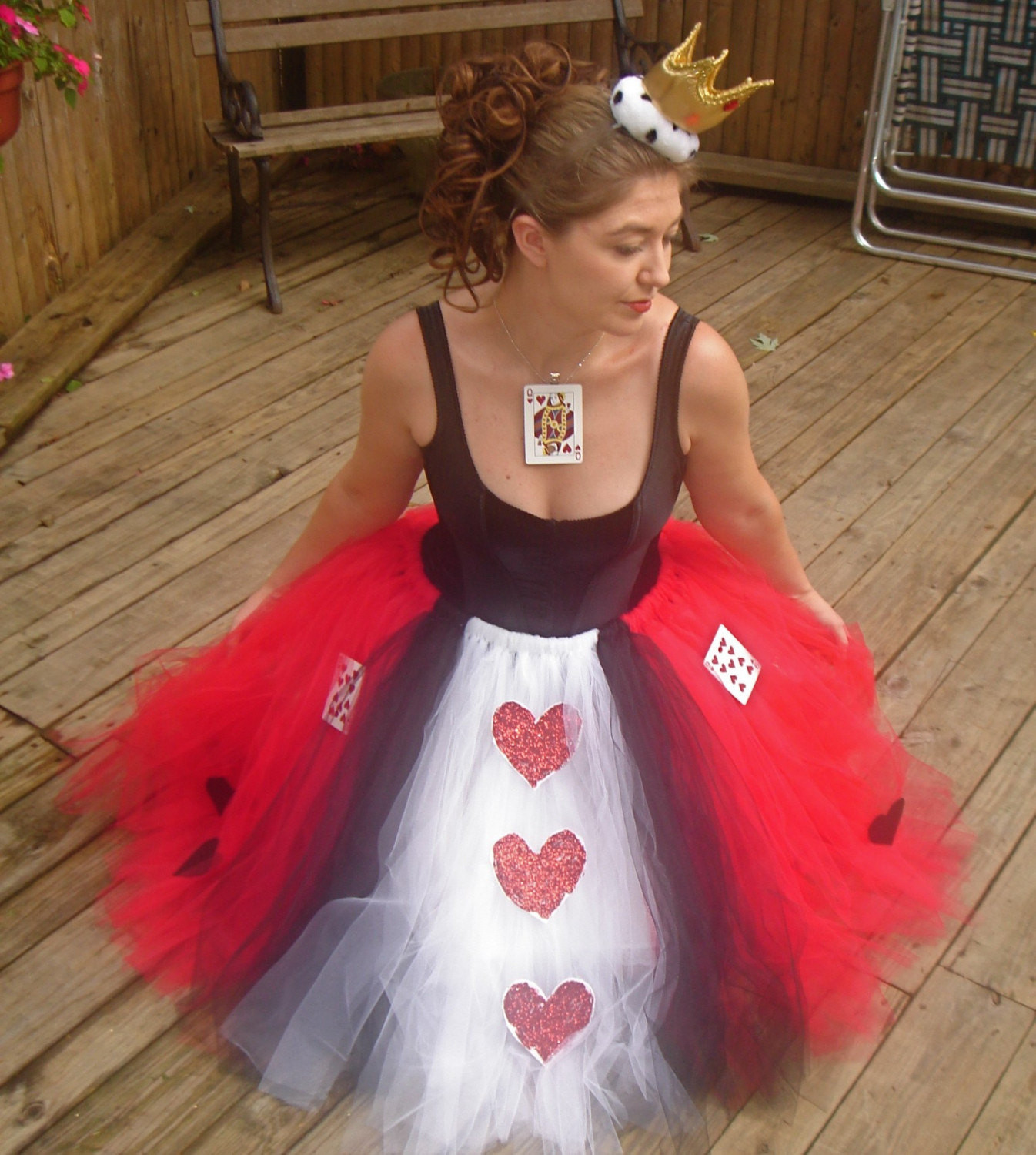 DIY Tutu Adult
 Queen of Hearts Adult Boutique Tutu Skirt Costume