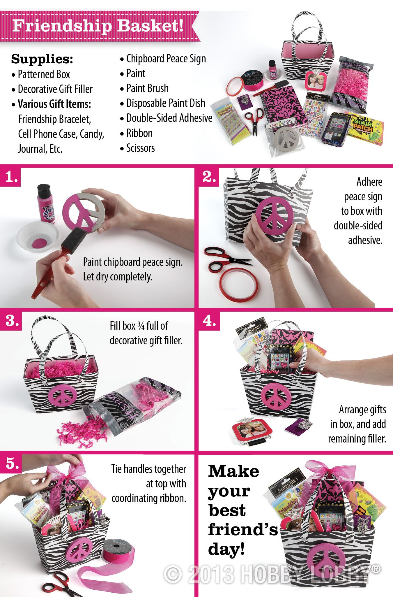 DIY Valentines Gifts For Friends
 Make a DIY friendship basket for an awesome t this