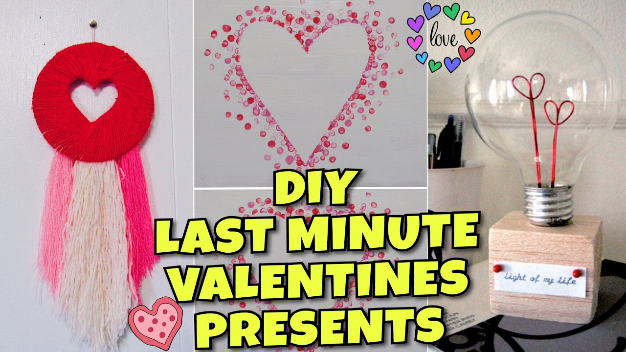 DIY Valentines Gifts For Friends
 DIY LAST MINUTE VALENTINES GIFTS