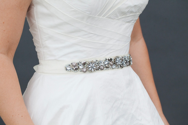 DIY Wedding Sashes
 Learn how to make this chic DIY rhinestone bridal sash
