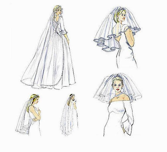 DIY Wedding Veil Pattern
 Items similar to LiKE NeW BRIDAL VEIL PATTERN Wedding