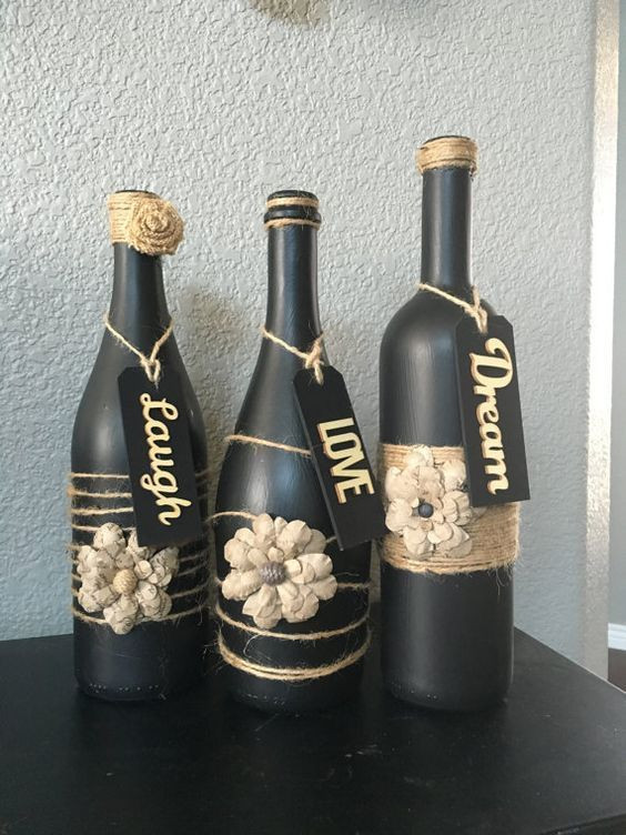 DIY Wine Bottle Decorations
 100 DIY Wine Bottle Crafts