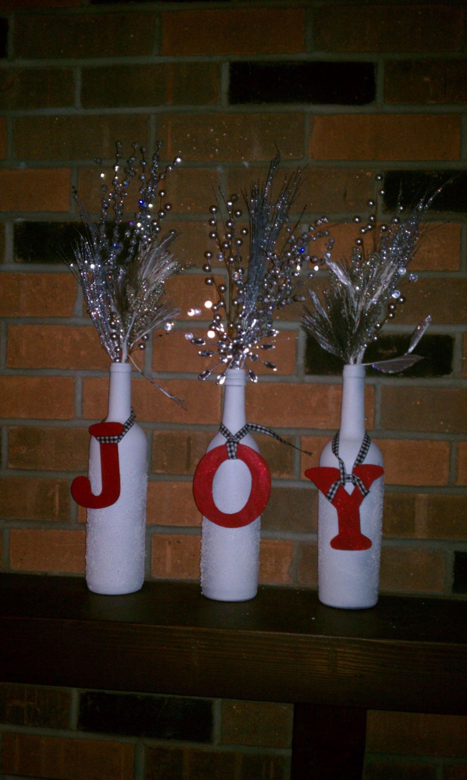 DIY Wine Bottle Decorations
 DIY Wine Bottle Christmas decor Holidays