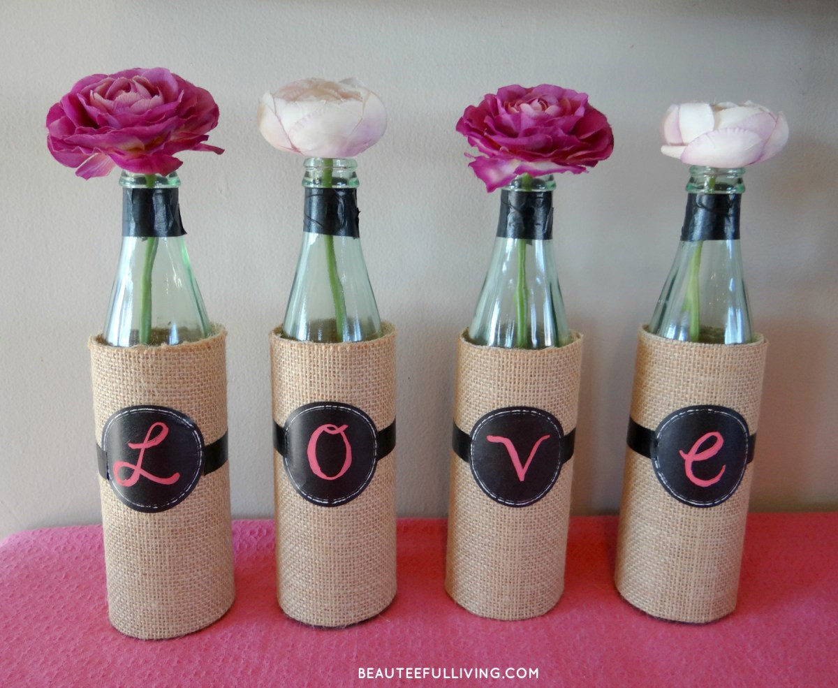 DIY Wine Bottle Decorations
 DIY Wine Bottle Vases