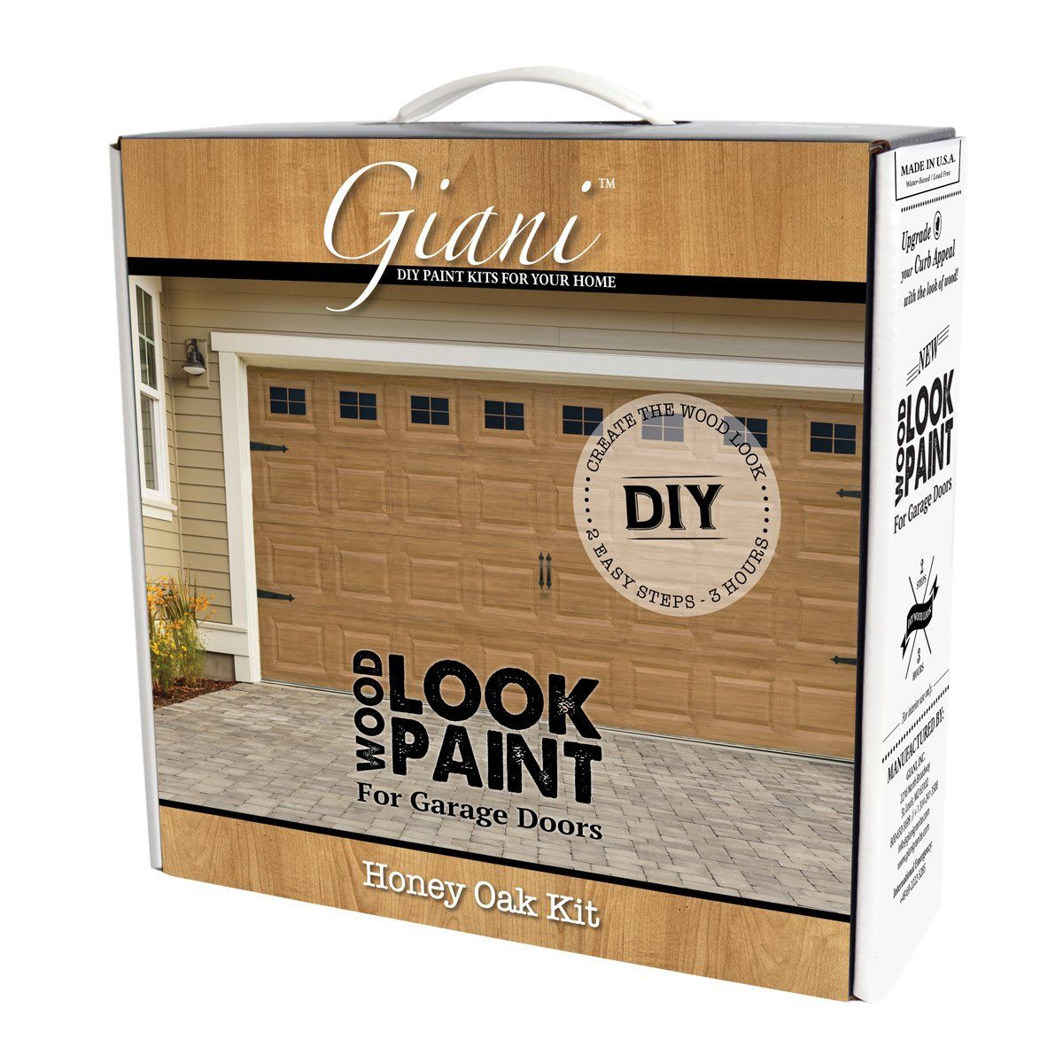 DIY Wood Garage Door Kits
 Giani Honey Oak Wood Look Kit for Garage Doors