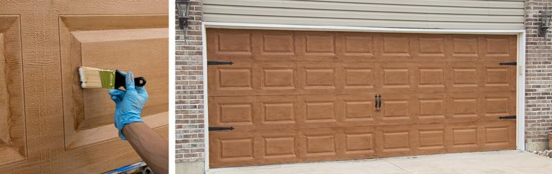 DIY Wood Garage Door Kits
 How to paint your garage door to look like wood – Giani Inc