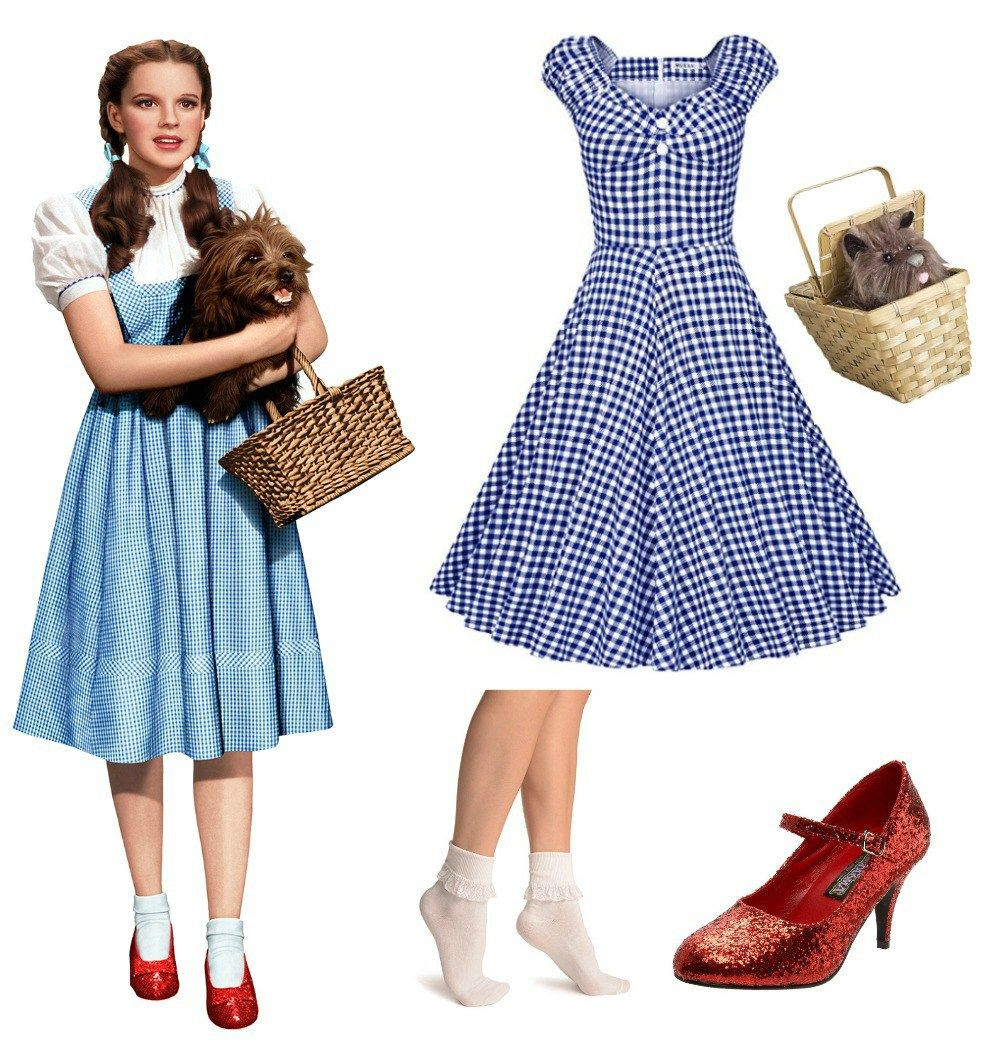 Dorothy Wizard Of Oz Costume DIY
 Modern Dorothy Halloween Costume