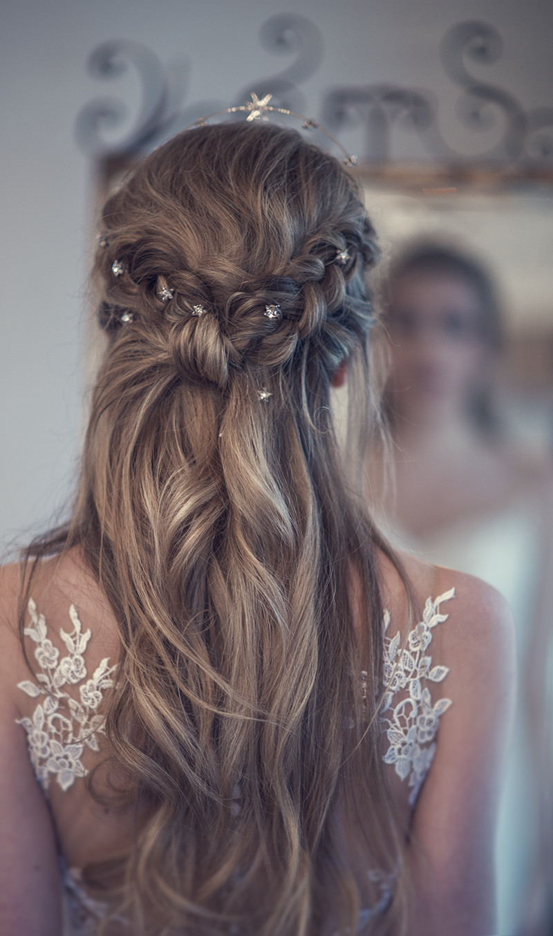 Down Hairstyles For Brides
 Beautiful Bridal Half Up Half Down Wedding Hair Inspiration