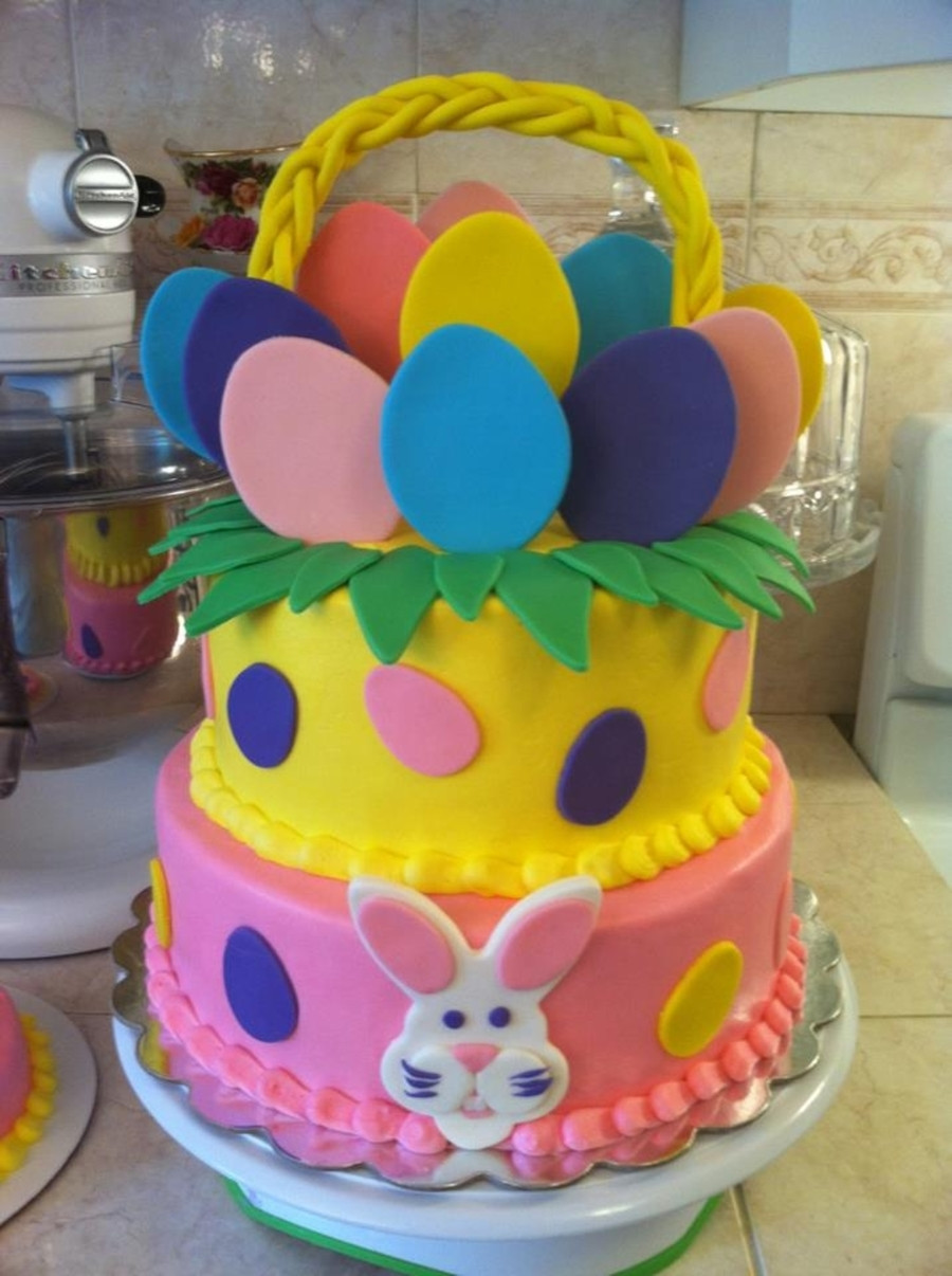 Easter Birthday Cakes
 Easter Basket Birthday Cake CakeCentral
