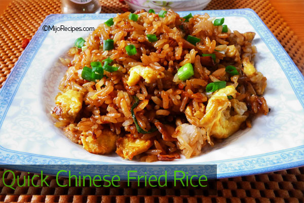 Easy Chinese Fried Rice
 Quick Chinese Fried Rice