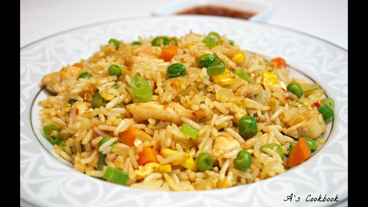 Easy Chinese Fried Rice
 Simple Chicken Fried Rice Recipe Indo Chinese