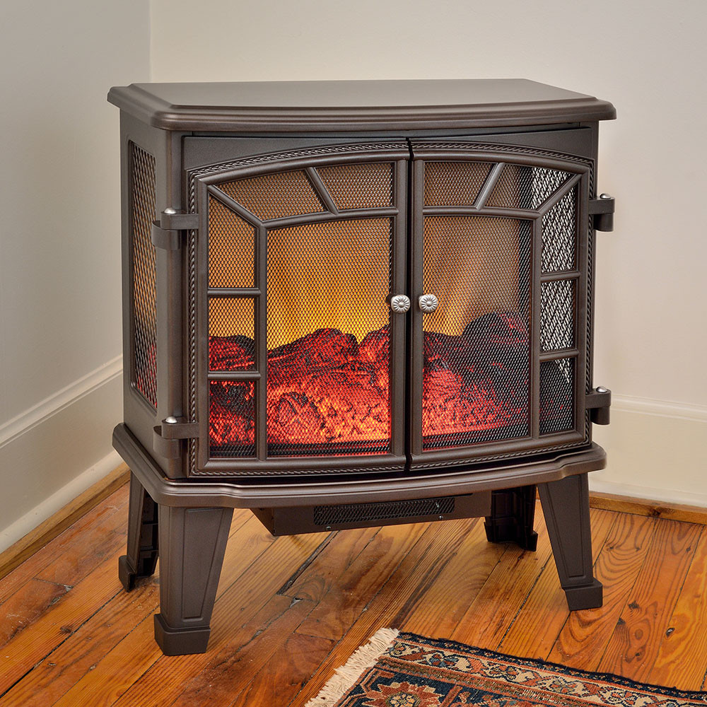 Electric Fireplace Stove
 Duraflame 950 Bronze Electric Fireplace Stove with Remote