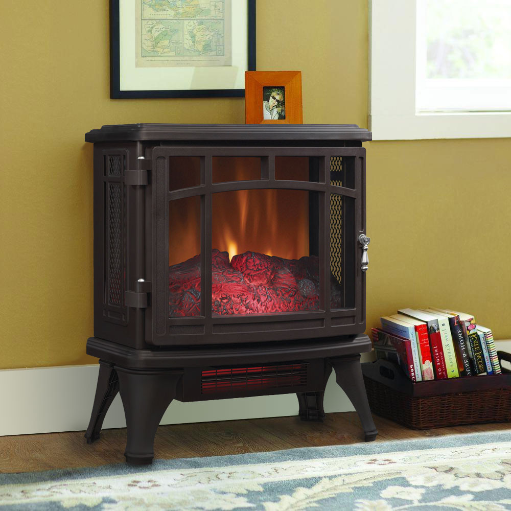 Electric Fireplace Stove
 Duraflame 8511 Bronze Infrared Electric Fireplace Stove