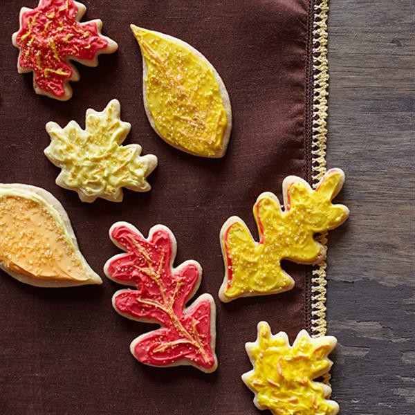 Fall Cut Out Cookies
 Autumn Leaves Cut Out Cookies