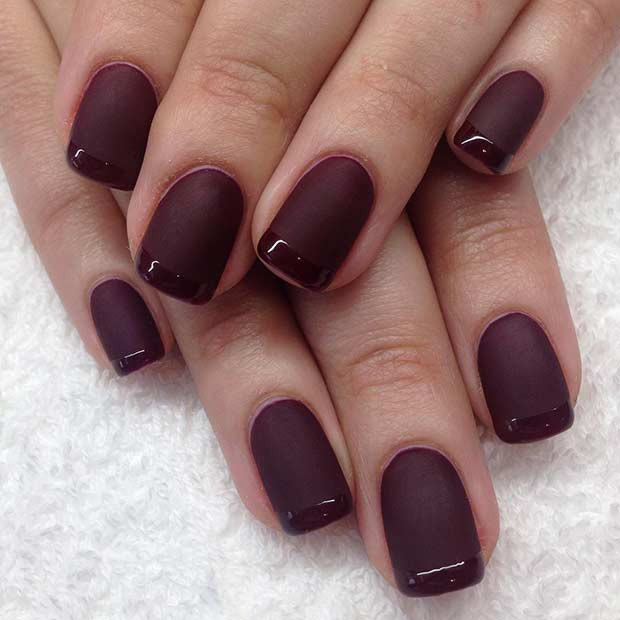 Fall Matte Nail Colors
 25 Cool Matte Nail Designs to Copy in 2017