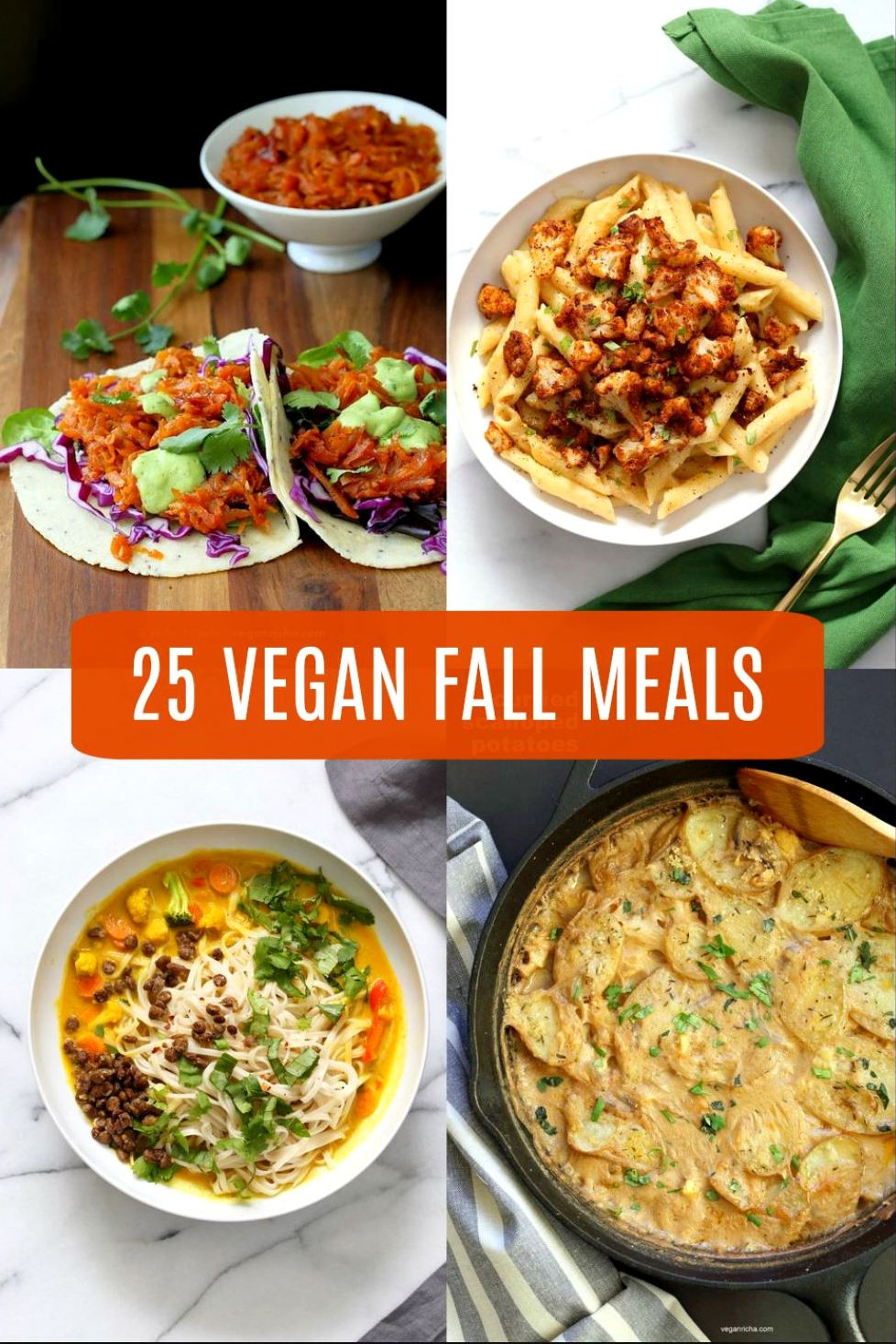 Fall Vegan Recipes
 25 Vegan Fall Dinners for a chilly day 1 Pot Gluten free