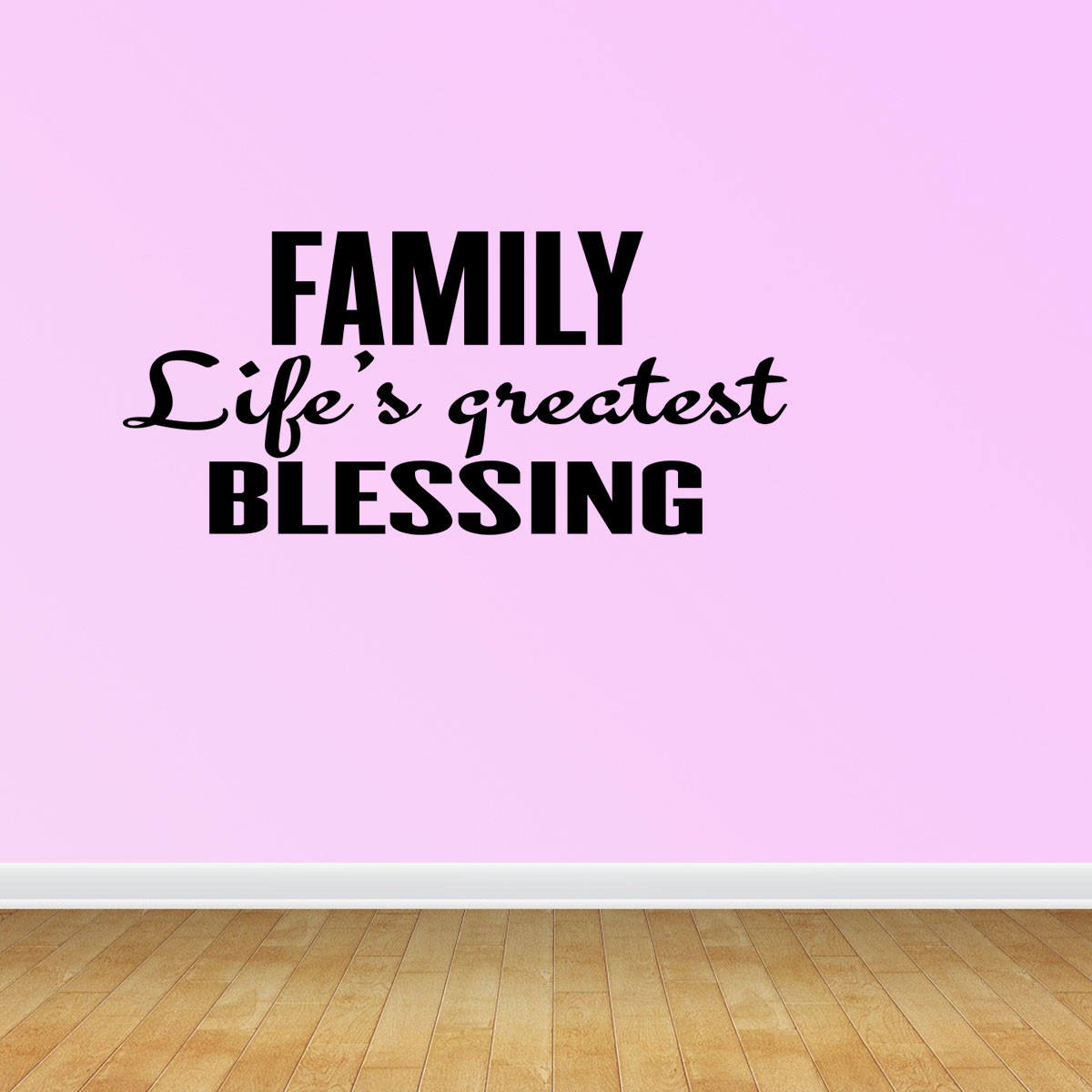 Family Blessings Quotes
 Family Life s Greatest Blessing Vinyl Wall Art Sayings