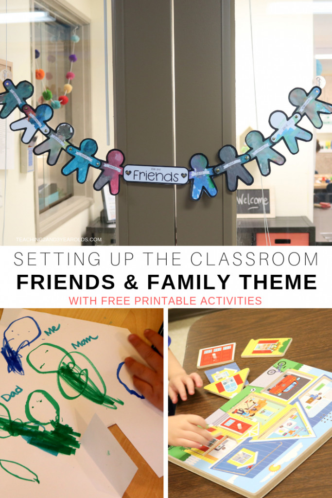 Family Themed Crafts For Toddlers
 Setting Up the Classroom Friends and Family Theme