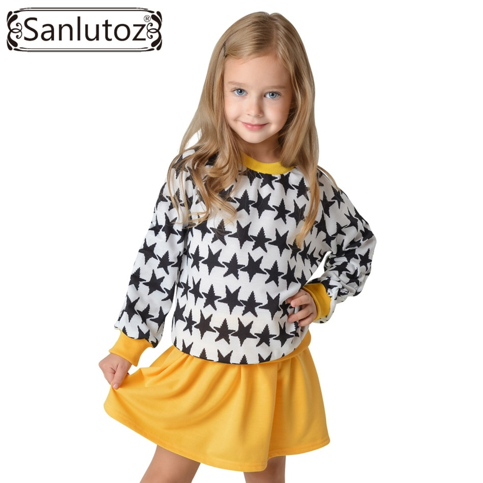 Fashion Clothing For Kids
 Sanlutoz Toddler Girls Clothing Set Winter Stars Sport