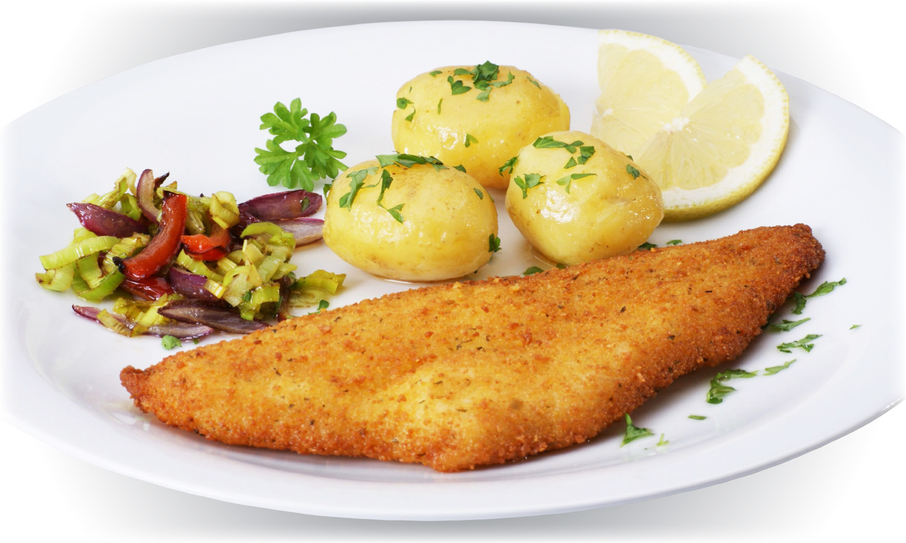 Fish Breading Recipes
 Recipes Breaded fish fillet with fresh ve ables and