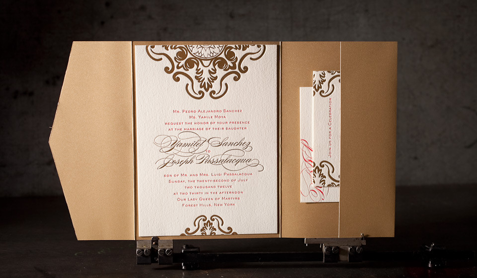 Foil Stamped Wedding Invitations
 foil stamped wedding invitation no