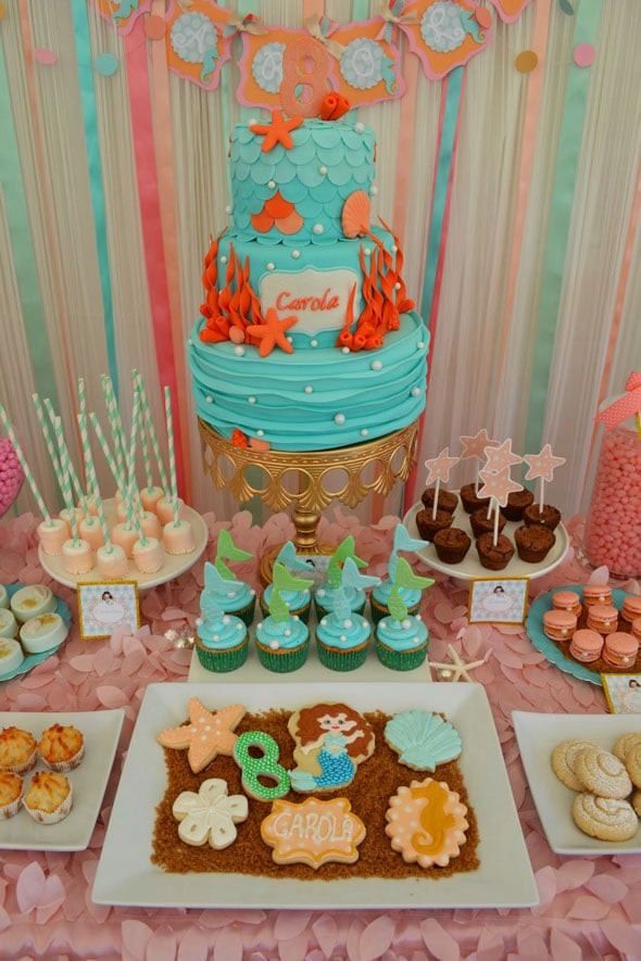 Food Ideas For Mermaid Party
 Mermaid Themed Birthday Party