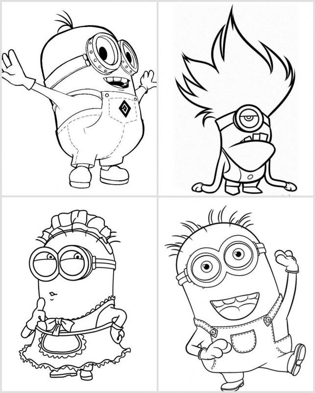 Free Printable Minion Coloring Pages
 The ultimate roundup of affordable Minion birthday party ideas