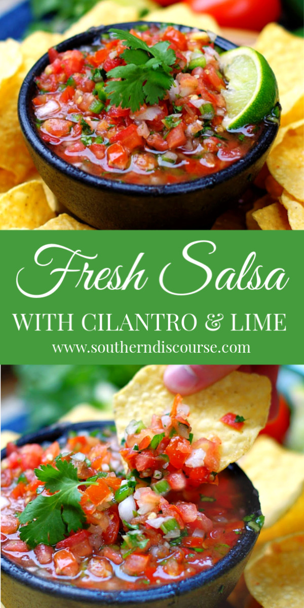 Fresh Salsa Recipe With Cilantro
 Fresh Salsa with Cilantro & Lime a southern discourse