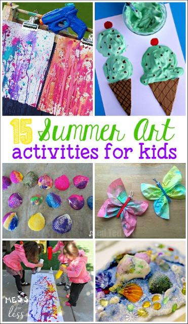 Fun Art Projects For Preschoolers
 20 Summer Activities for Preschoolers Mess for Less