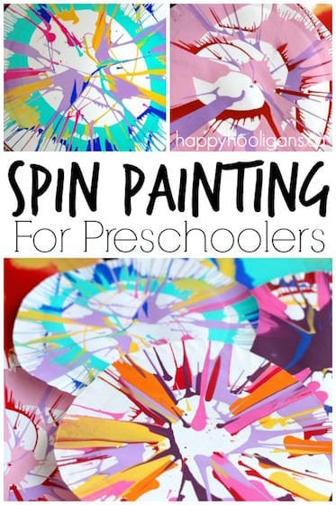 Fun Art Projects For Preschoolers
 Spin Painting for Preschoolers Happy Hooligans