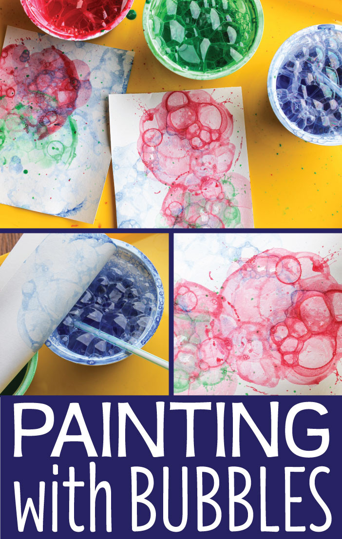 Fun Art Projects For Preschoolers
 Art Activities for Kids Painting with Bubbles Early