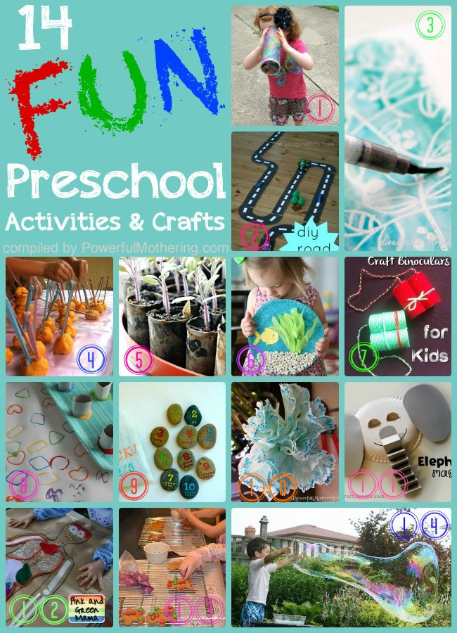 Fun Art Projects For Preschoolers
 14 Super Fun Activities and Crafts For Preschooler Kids