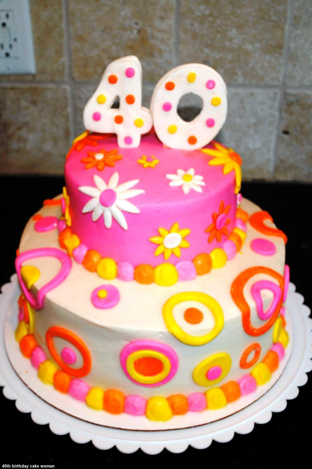 Funny 40th Birthday Cakes
 40th Birthday Cake Woman Insipiration 2015 The Best