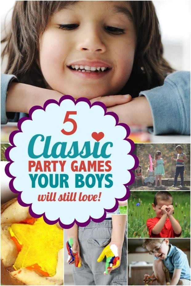 Games For Boys Birthday Party
 5 Classic Party Games for Kids Your Boys Will Still Love