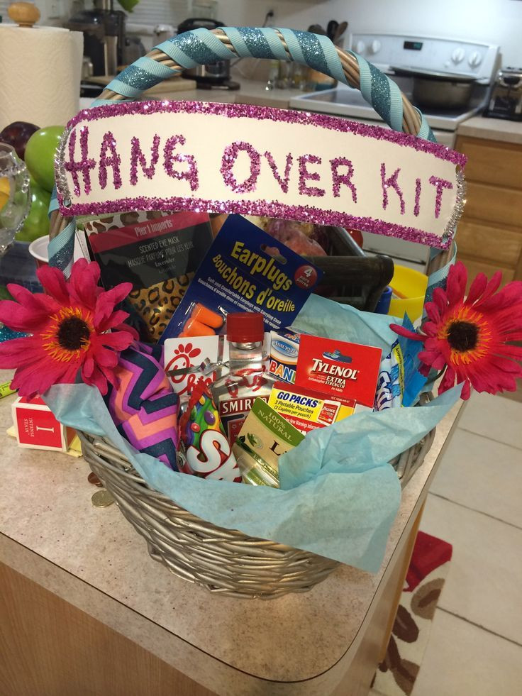Gift Basket Ideas For Friend
 DIY Gift Basket for College Girls