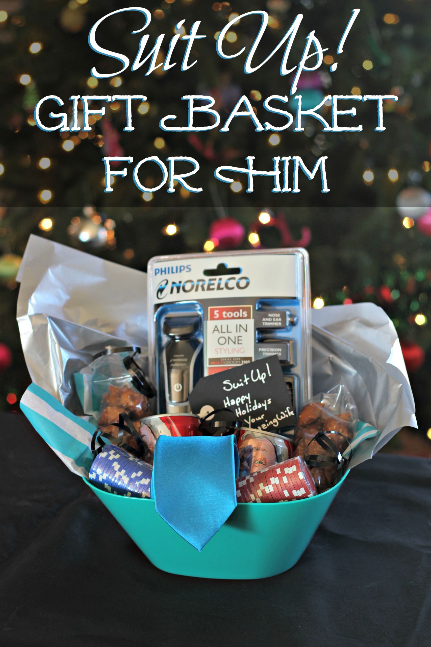 Gift Basket Ideas For Him
 Suit Up Gift Basket for Him Living a Sunshine Life
