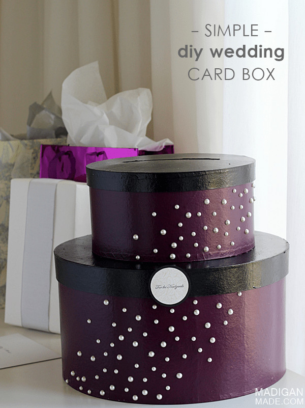 Gift Card Box DIY
 Simple & Elegant DIY Wedding Card Box Rosyscription