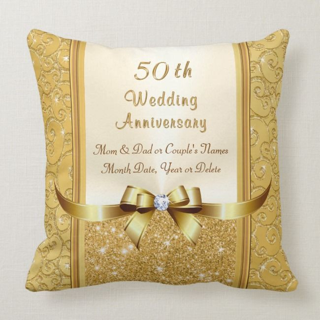 Gift Ideas For 50Th Wedding Anniversary For Friends
 50th Wedding Anniversary Gift Ideas for Parents Throw