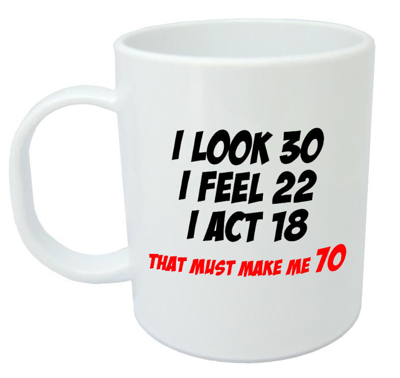 Gift Ideas For 70Th Birthday Female
 Makes Me 70 Mug Funny 70th Birthday Gifts Presents for
